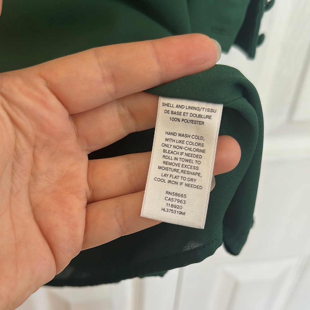 Green Ruffle Dress - Picture 7 of 10